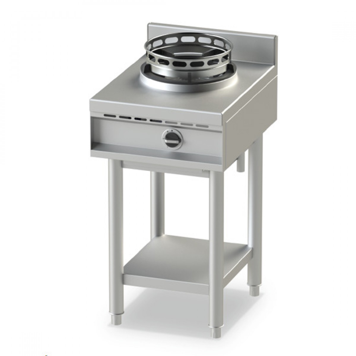 Cucina cinese wok a gas su base 1 fuoco da 13 kw