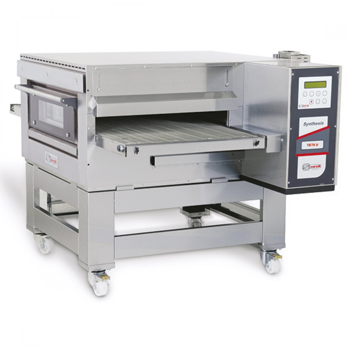 Forno a tunnel elettrico ventilato nastro 100x130x 10 cm