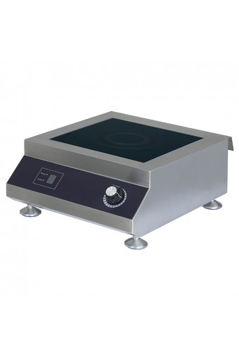 Piano cottura ad induzione da banco 5 kW, 1 piastra da 300x300 mm