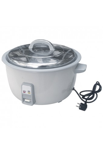 Cuociriso elettrico smaltato bianco, 13 litri