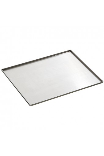 Teglia in alluminio non rivestita, GN 1/1 - 4 bordi 90°