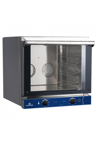 Forno professionale a convezione elettrico, comando manuale, 4x 435x350 mm.