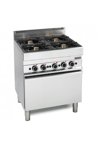 cucina a gas, 4 fuochi, 1 forno a gas