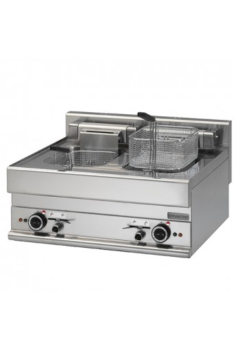 friggitrice elettrica da banco 10+10 litri, 18 kW
