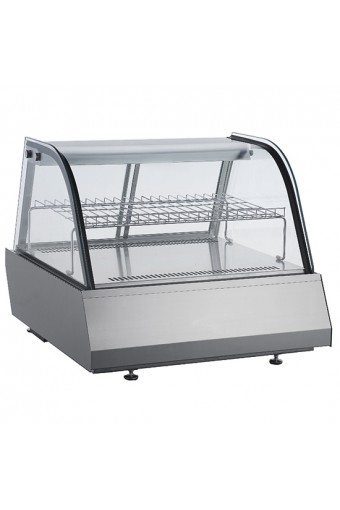 Espositore refrigerato professionale vetri scorrevoli, +2°C/+10°C, cap. 2x GN1/1