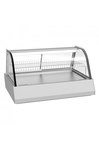 Espositore caldo da banco professionale con portine scorrevoli l=1070mm.