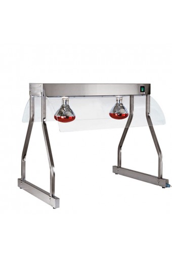 lampade a infrarossi su telaio, 2x GN 1/1