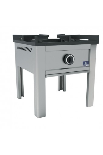 Fornellone a gas a terra con 1 bruciatore da 12 kW