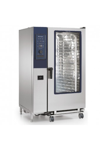 forno a convezione elettrico con vapore diretto e sistema di lavaggio automatico, 20x GN 2/1