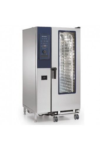 forno a convezione a gas con vapore diretto e sistema di lavaggio automatico, 20x GN 1/1