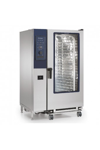 forno a convezione a gas con vapore diretto e sistema di lavaggio automatico, 20x GN 2/1