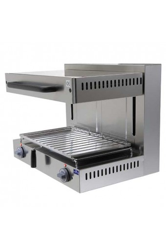 Salamandra professionale a gas a contrappeso con griglia, GN 1/1