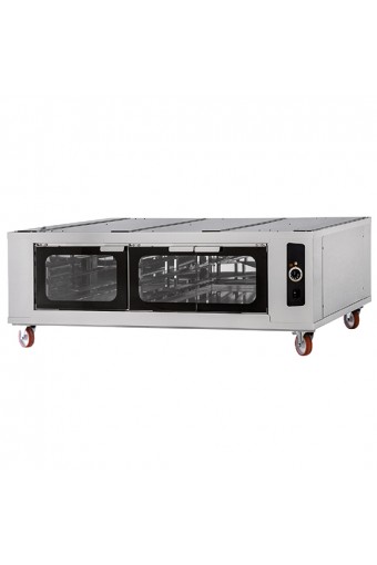 Cella di lievitazione su ruote per 3x AIF0051, 9x 60x40 cm