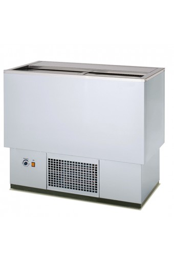 Refrigeratore bottiglie da 137 litri con 2 coperchi scorrevoli