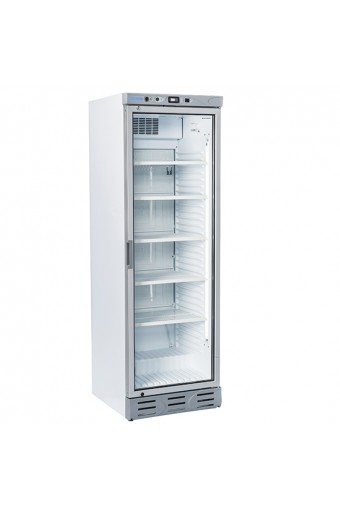 Frigovetrina con porta professionale in vetro 270lt, 6 ripiani evaporatori fissi - 15°C - 20°C