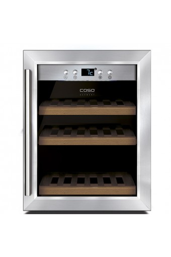 Espositore refrigerato professionale per vini ventilato capacità 12 bottiglie 0,7 lt. temp. +5 °c/+22 °c