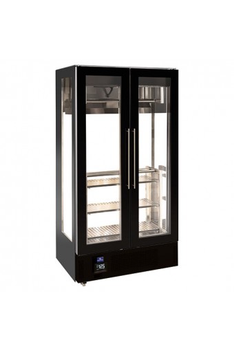 Vetrina per stagionatura ad isola con 2 porte e controllo di humidità