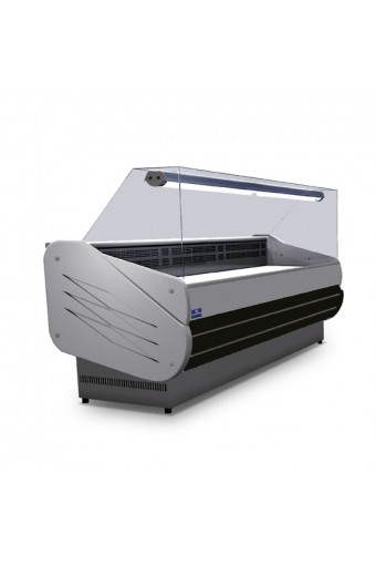 Banco refrigerato ventilato da 1520 mm con vetro retto, +3°/+5°C