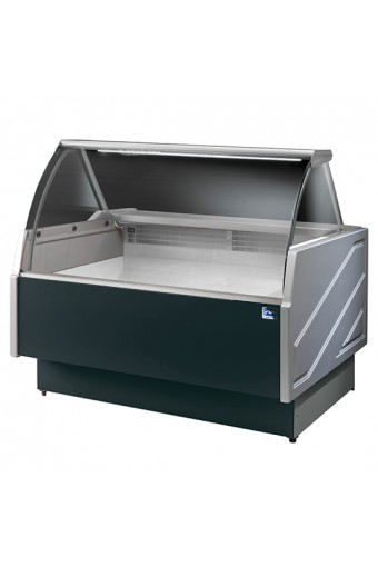 Banco refrigerato ventilato da 1040 mm con vetro curvo, +3°/+5°C