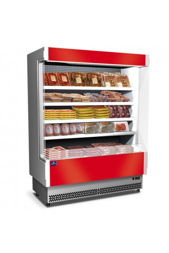 Murale refrigerato da 1330 mmcon 4 ripiani, 0°/+2°C - carne preconfezionata