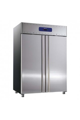 Frigorifero da 1400 litri in inox, GN 2/1, -2°/+8°C, isolamento 85 mm