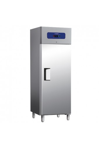 Armadio congelatore professionale 400 litri in inox interno e esterno negativo temperatura -10/-25°c