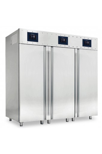 Congelatore da 700+1400 litri in inox 3 porte, GN 2/1, -10°/-22°C