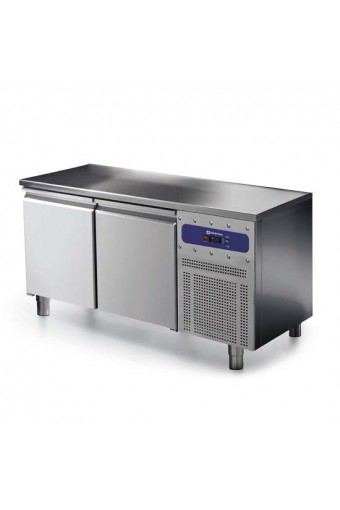 Tavolo refrigerato 600 mm 2 porte 430x325 mm, -2°/+8°C