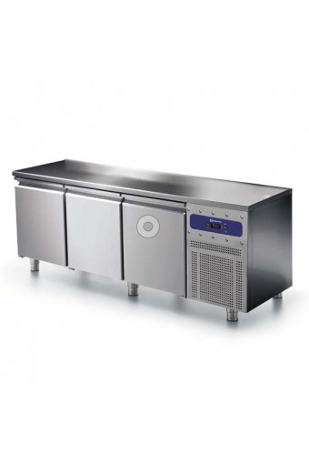 Tavolo refrigerato 600 mm 3 porte 430x325 mm, -2°/+8°C