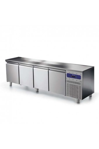 Tavolo refrigerato 600 mm 4 porte 430x325 mm, -2°/+8°C