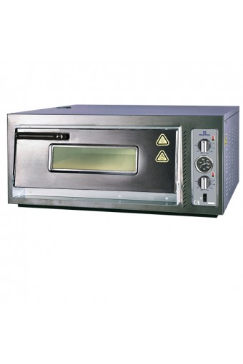 Forno pizza elettrico da 4 pizze ø34 cm, controllo meccanico