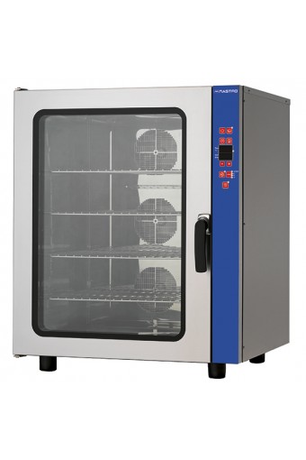 Forno combinato elettrico programmabile con umidifcatore, 10x GN 1/1 o 600x400 mm, 400V