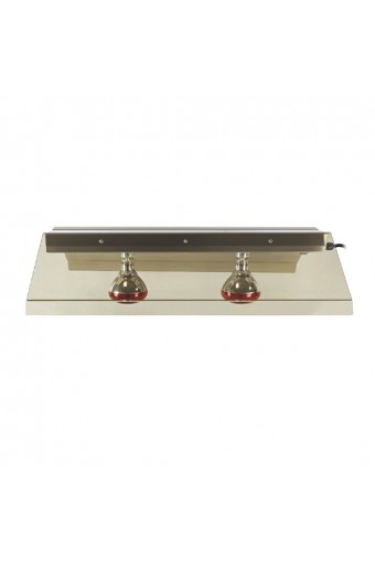 lampade a infrarossi su telaio a sospensione, 2x GN 1/1