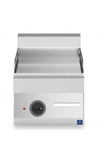 Fry top elettrico da banco, piastra liscia