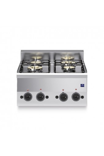 Piano di cottura a gas, 4 fuochi