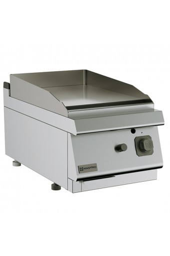 Fry-top a gas da banco, piastra liscia 400x730mm