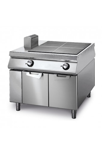 Tuttapiastra elettrica su vano con porte, comandi 2 lati