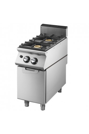 Cucina a gas su vano con porta, 2 bruciatori