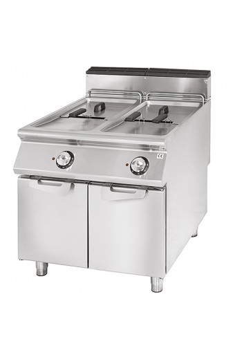 Friggitrice elettrica, capacità 2x 21 litri