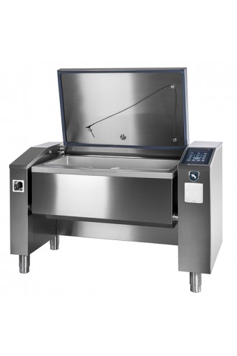 Brasiera multiuso elettrica da 150 litri (3x GN 1/1), sollevamento automatico