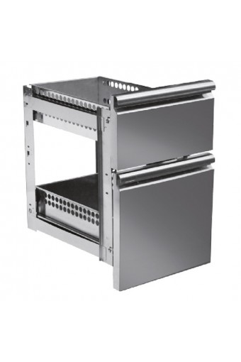 kit cassettiera GN da 1x 1/3 e 1x 2/3 per tavoli refrigerati con profondità 700 mm