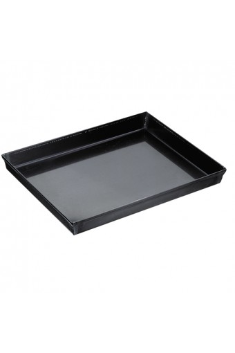 teglia rettangolare in ferro blu, 600x400x30 mm