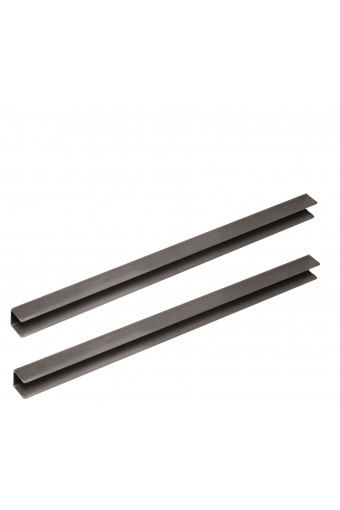 coppia guide in inox per tavoli refrigerati da p=600 mm