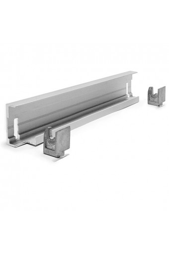 Kit assemblaggio angolare per scaffale in alluminio p=560 mm
