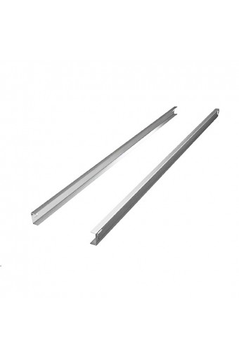 coppia guide in inox per banchi pizza e tavoli pasticceria