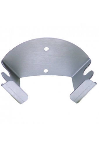 appendipale a muro in alluminio per 2 pale pizza