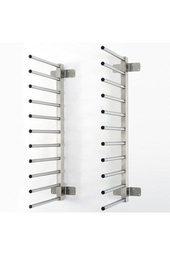 portatateglie da muro per 11 teglie max h=80 mm