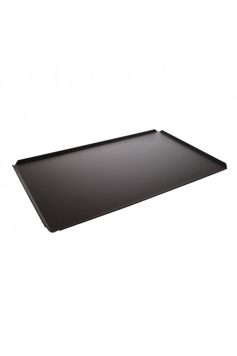 Teglia in alluminio non rivestita, GN 1/1 - 4 bordi 45°, rivestimento termoplastico