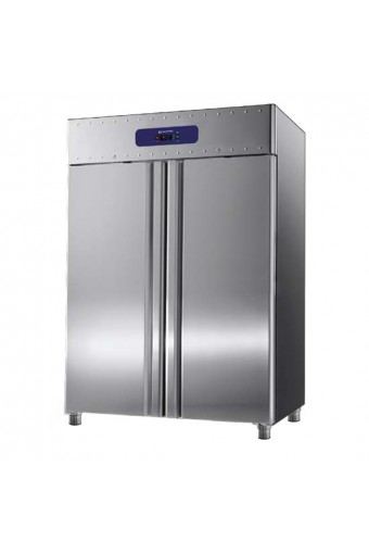 Congelatore da 1400 litri in inox, GN 2/1, -10°/-22°C