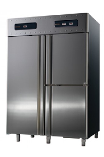 Frigorifero da 700+350+350 litri in inox a 3 temperature GN 2/1